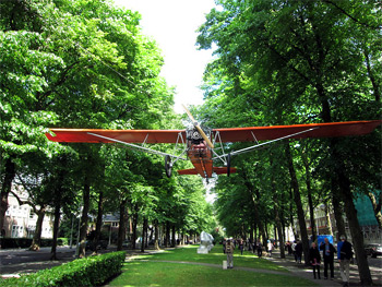 Amsterdam Art Airplane